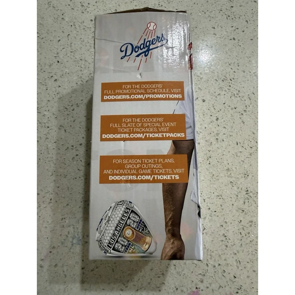2022 Clayton‎ Kershaw World Series Ring Ceremony LA Dodgers Bobblehead SGA